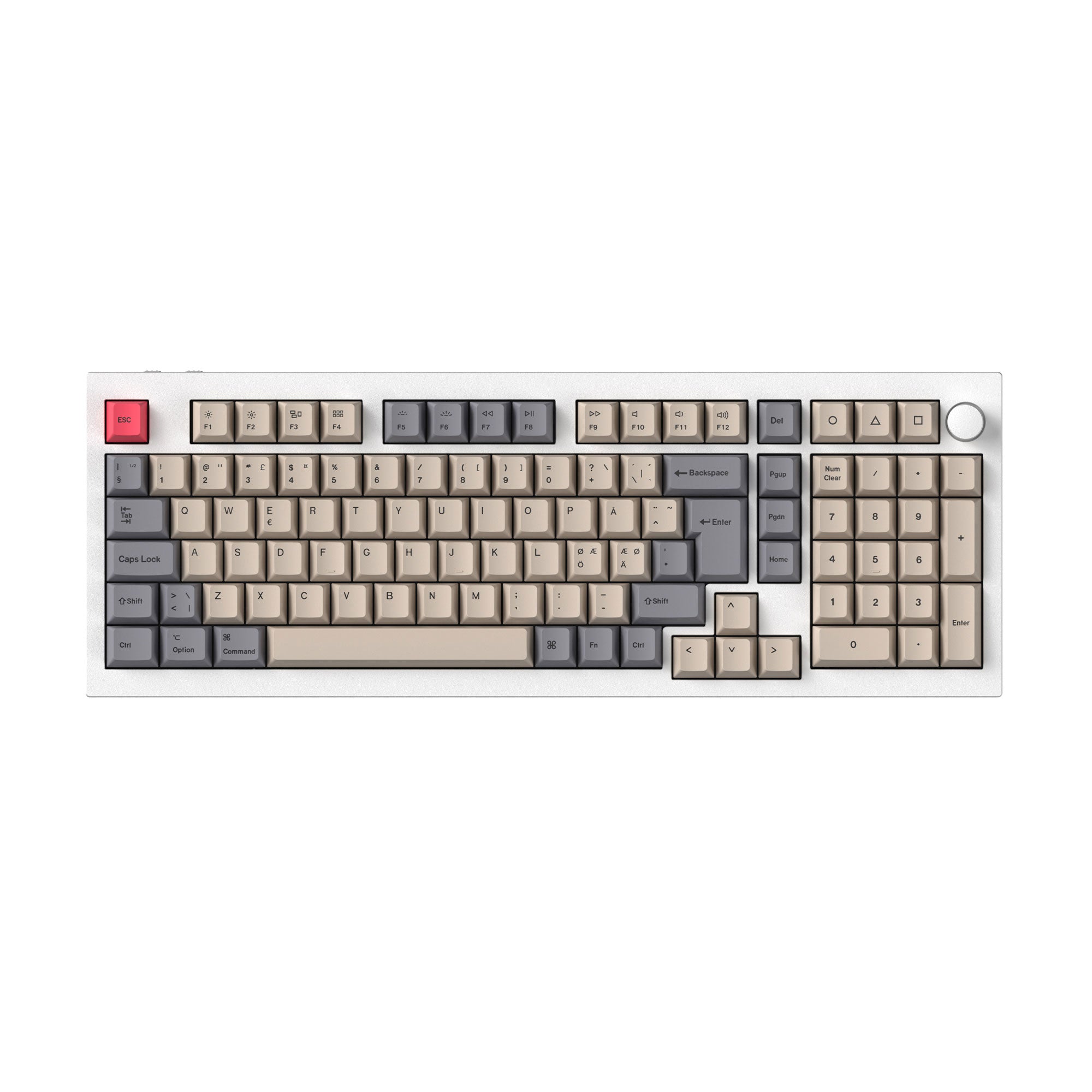 ISO Cherry Profile Dye-Sub PBT Full Set Keycap Set - Carbon Vibe - Image 2
