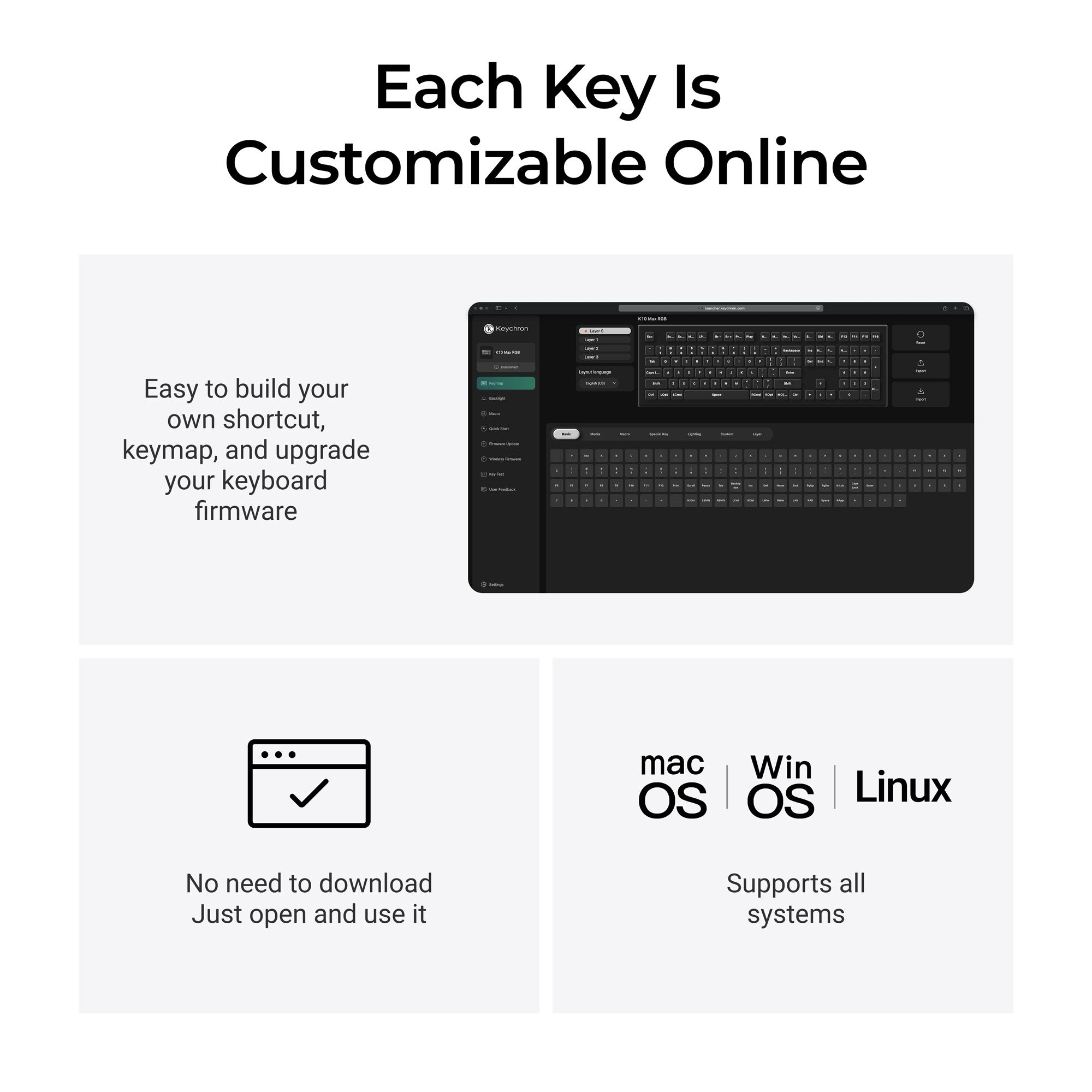 Keychron K10 Max QMK Wireless Mechanical Keyboard - Image 6