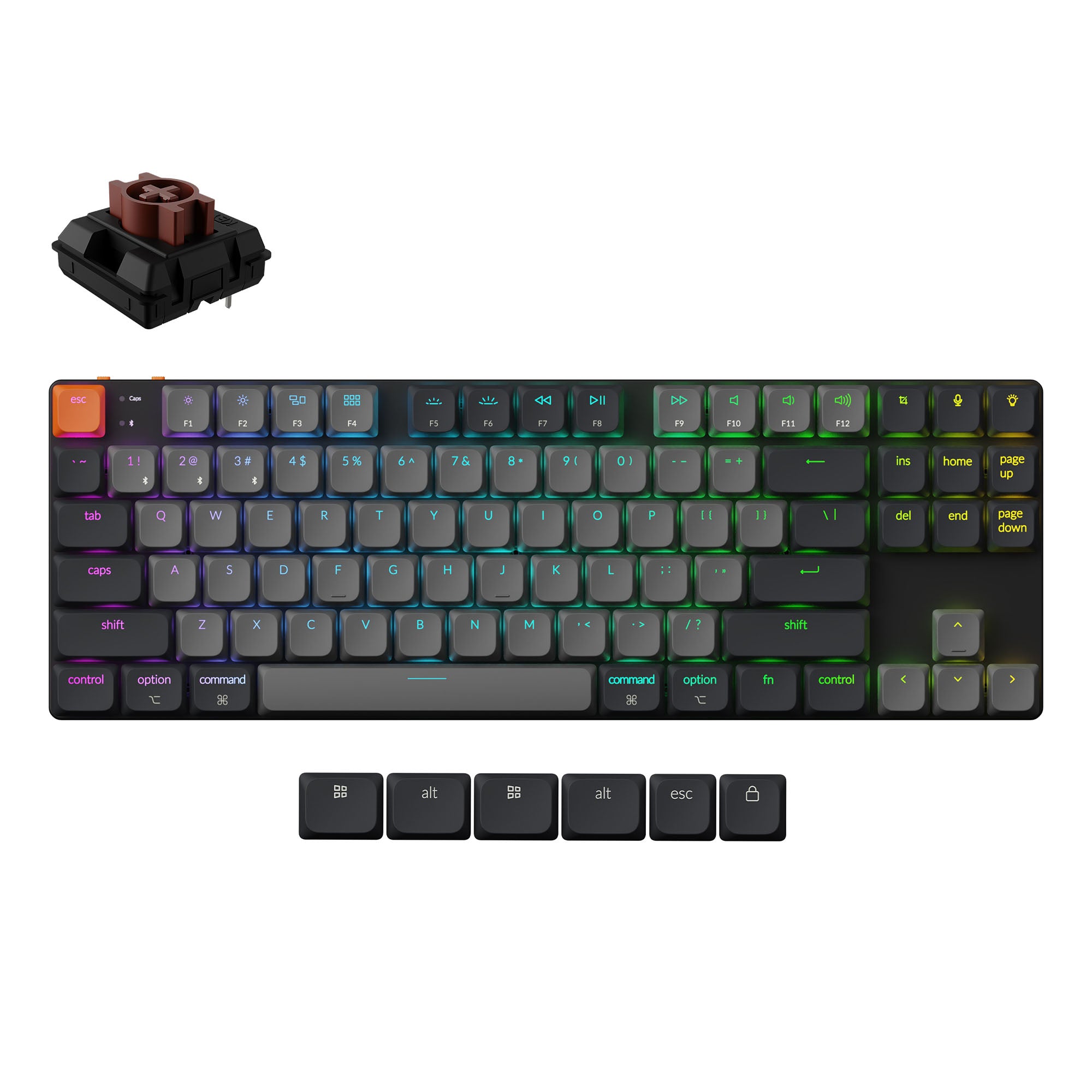 Keychron K1 QMK Wireless Mechanical Keyboard (Version 6) - Image 11