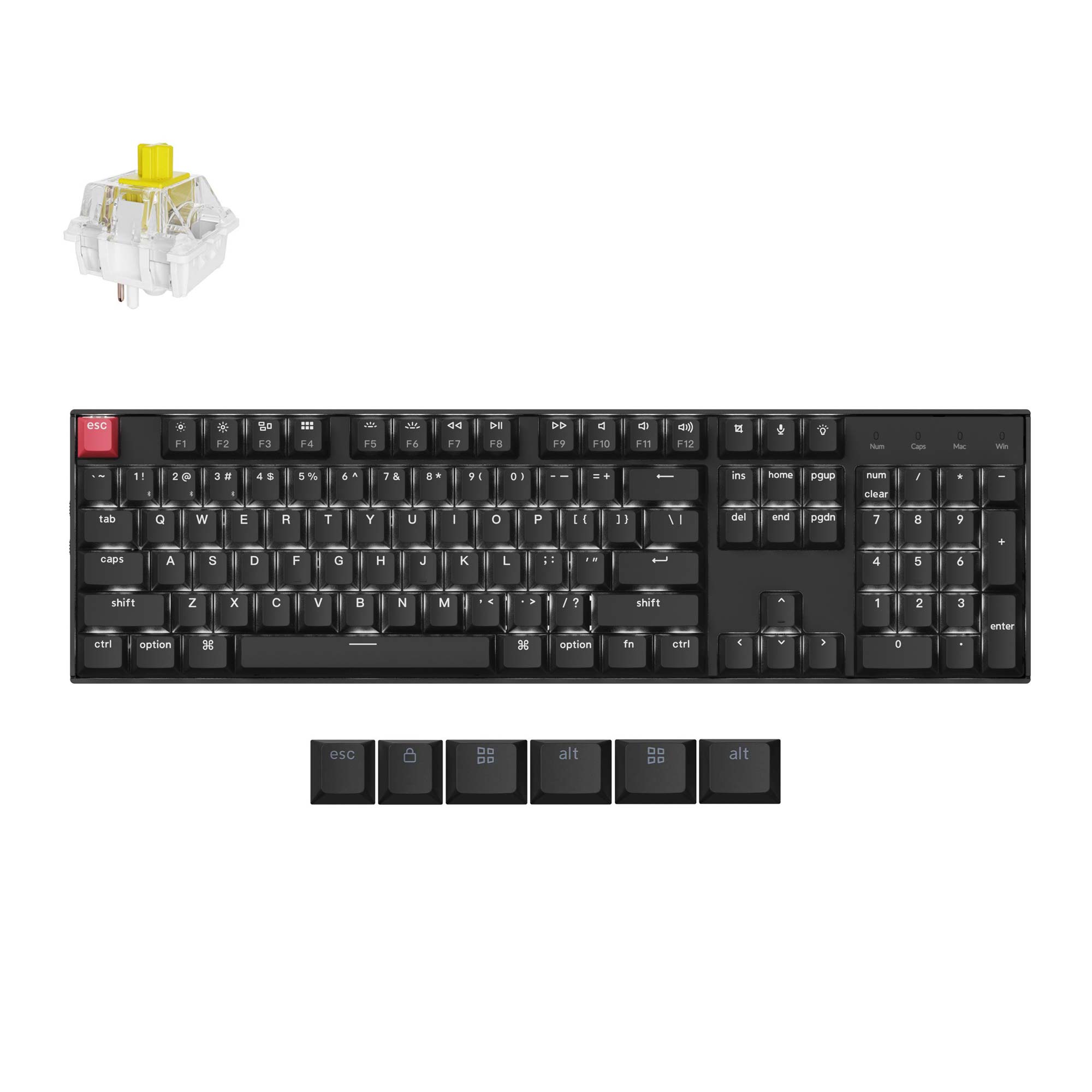 Keychron K10 QMK Wireless Mechanical Keyboard (Version 2) - Image 9