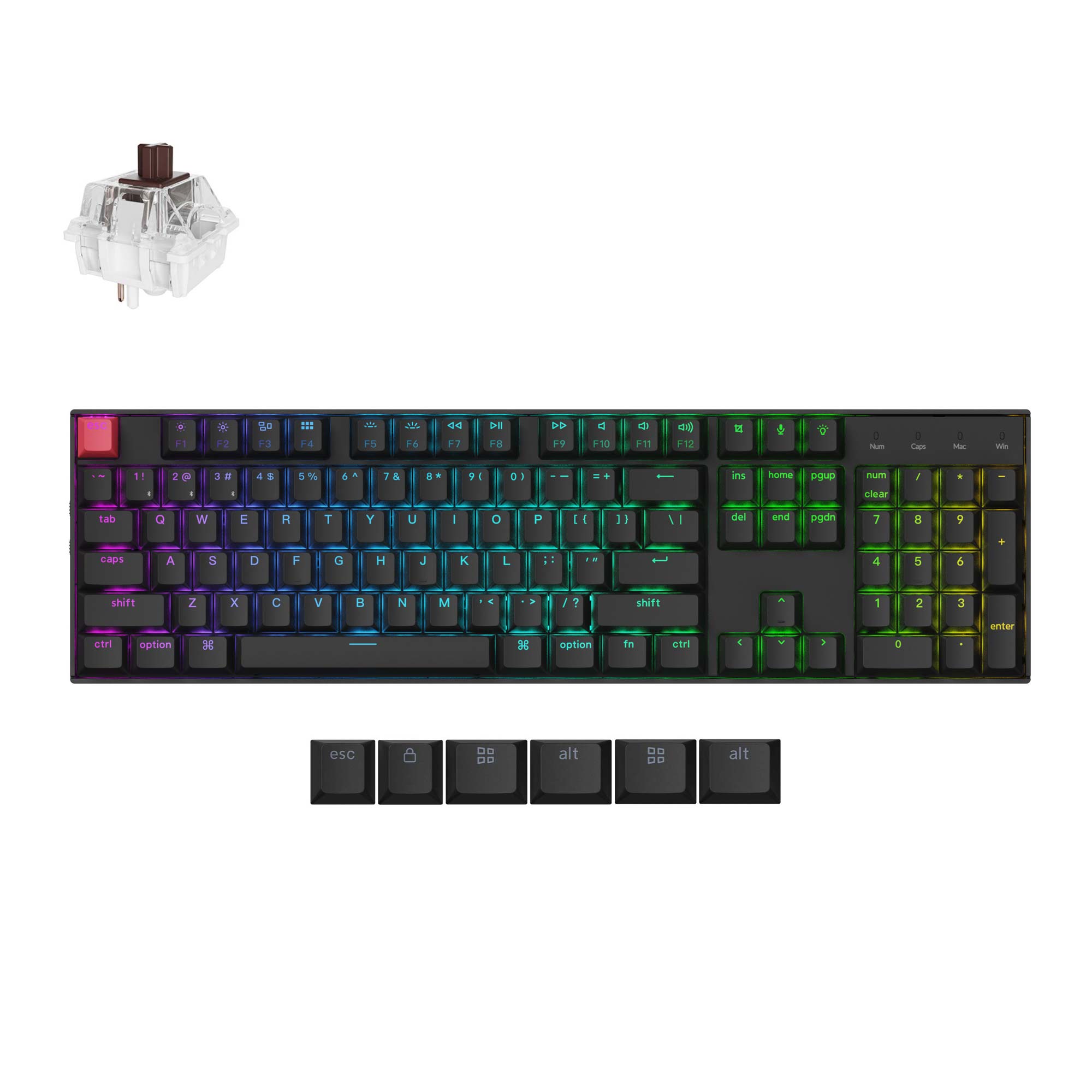 Keychron K10 QMK Wireless Mechanical Keyboard (Version 2) - Image 11