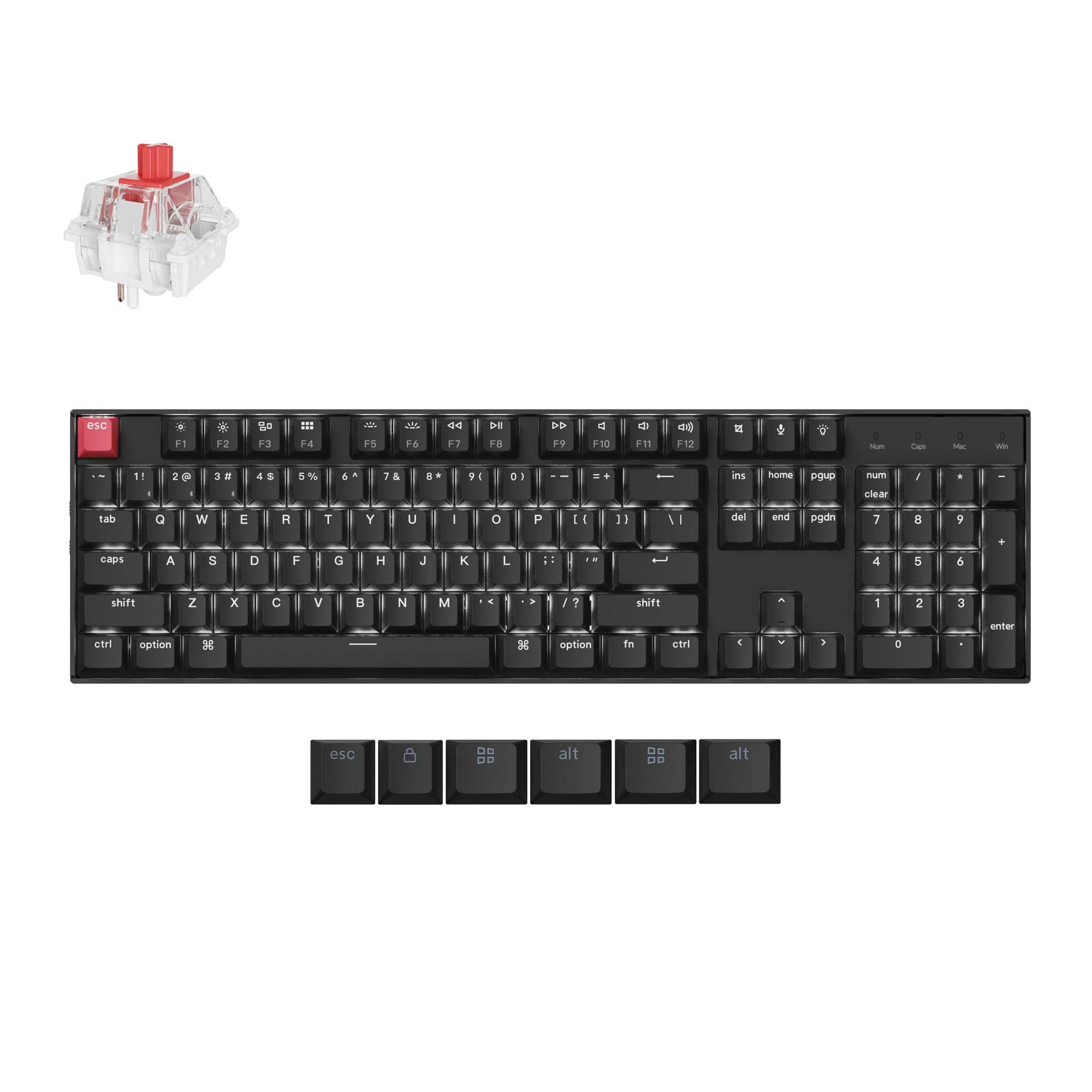 Keychron K10 QMK Wireless Mechanical Keyboard (Version 2) - Image 7