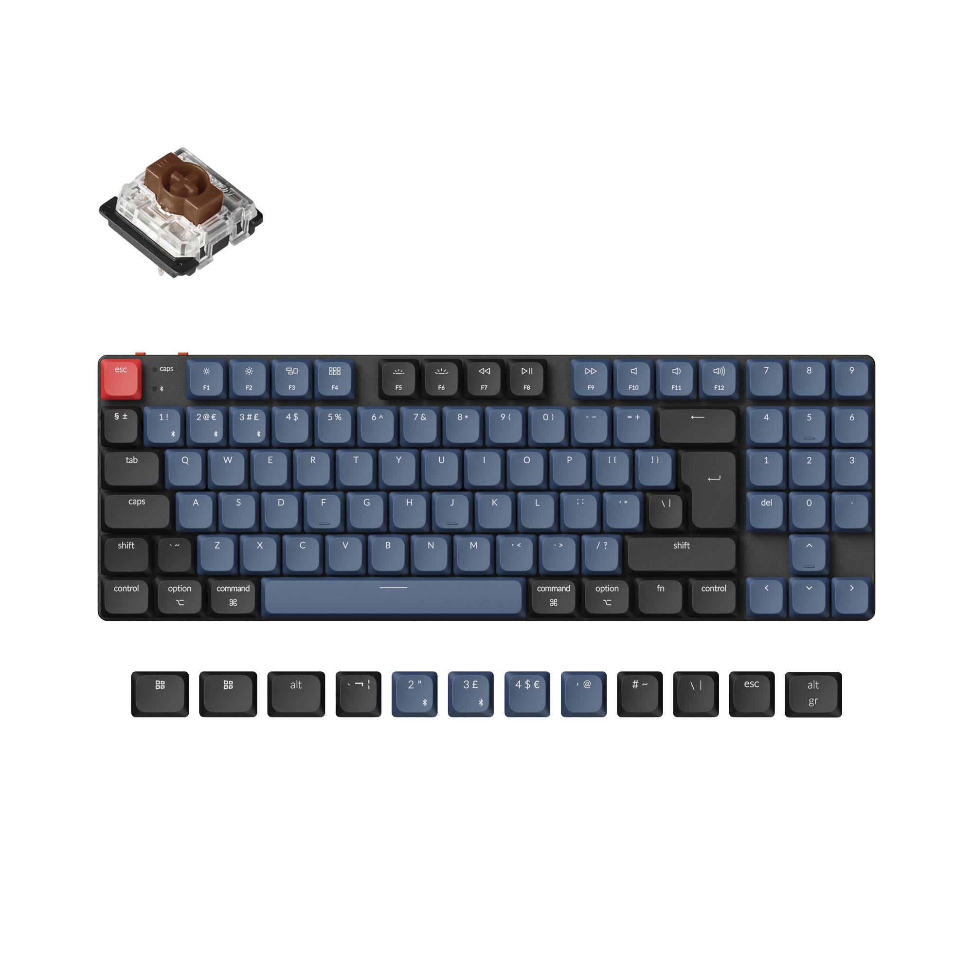 Keychron K13 Pro QMK/VIA Wireless Custom Mechanical Keyboard ISO Layout Collection - Image 2