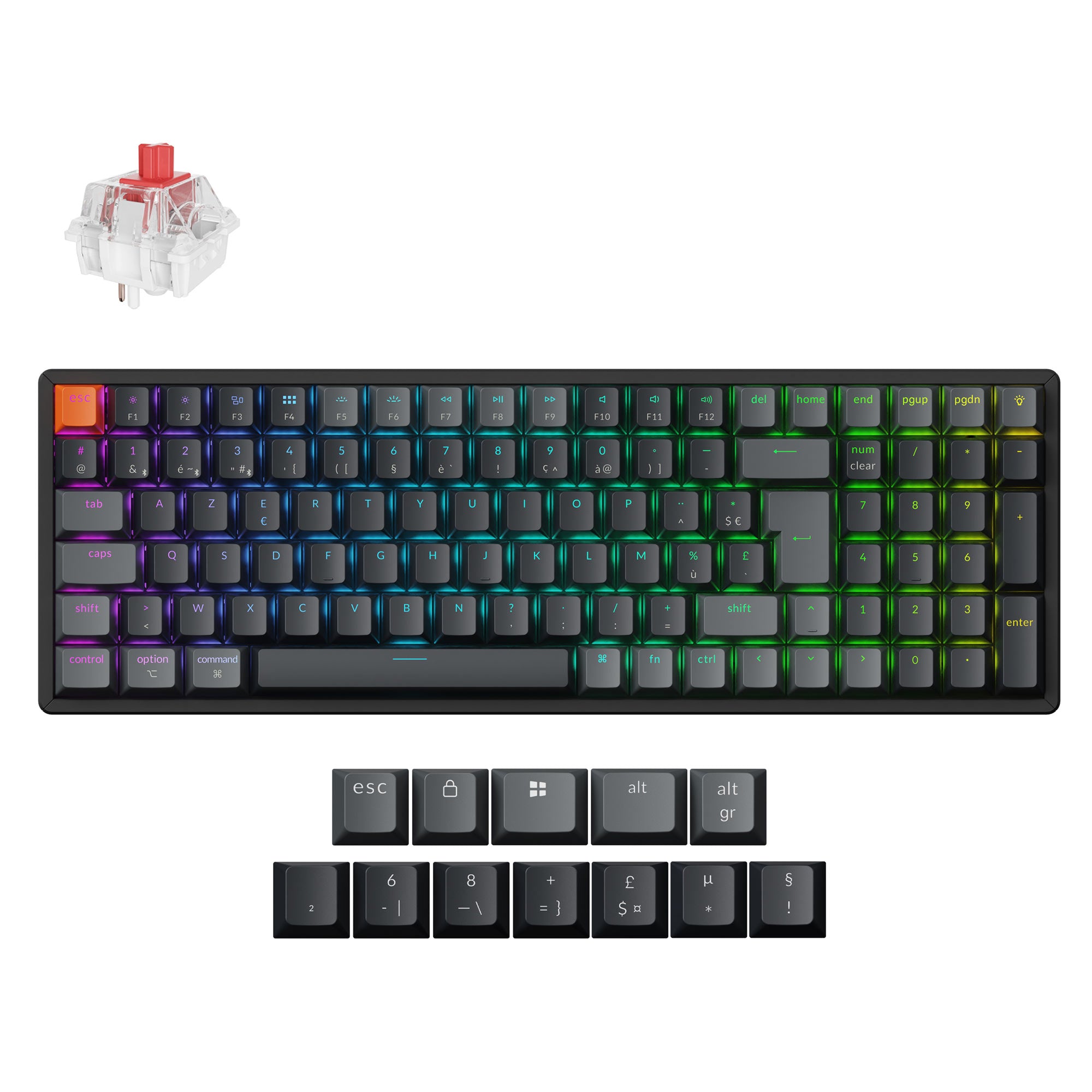 Keychron K4 QMK Wireless Mechanical Keyboard (ISO Layout) - Version 3 - Image 13