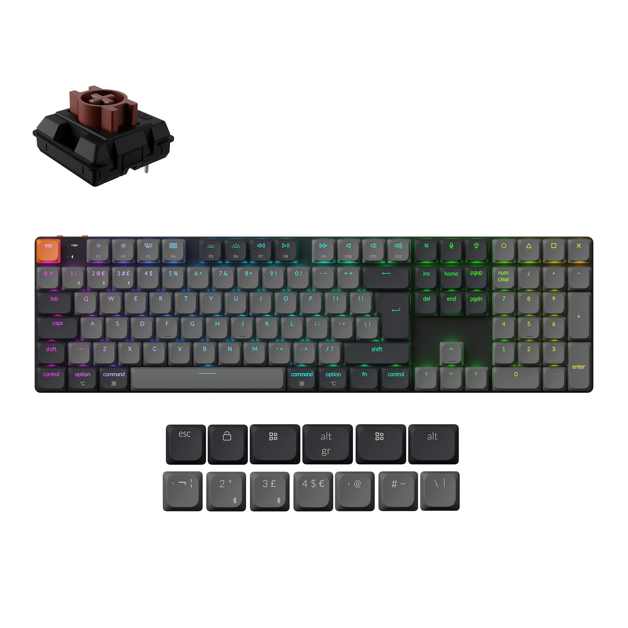 Keychron K5 QMK Wireless Mechanical Keyboard (ISO Layout) - Version 2 - Image 2