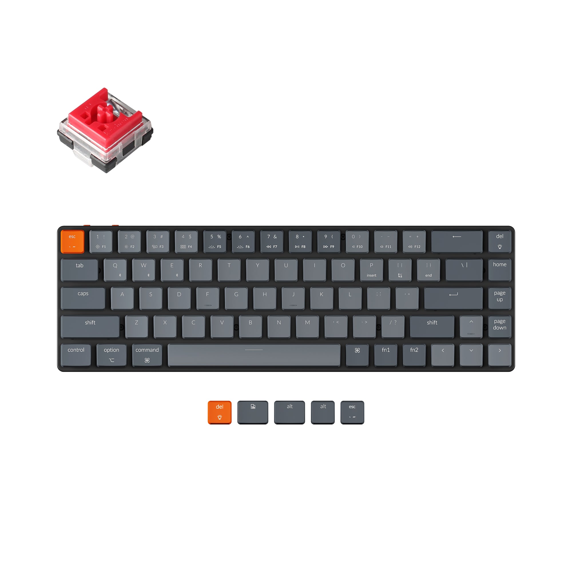 Keychron K7 Ultra-slim Wireless Mechanical Keyboard - Image 12