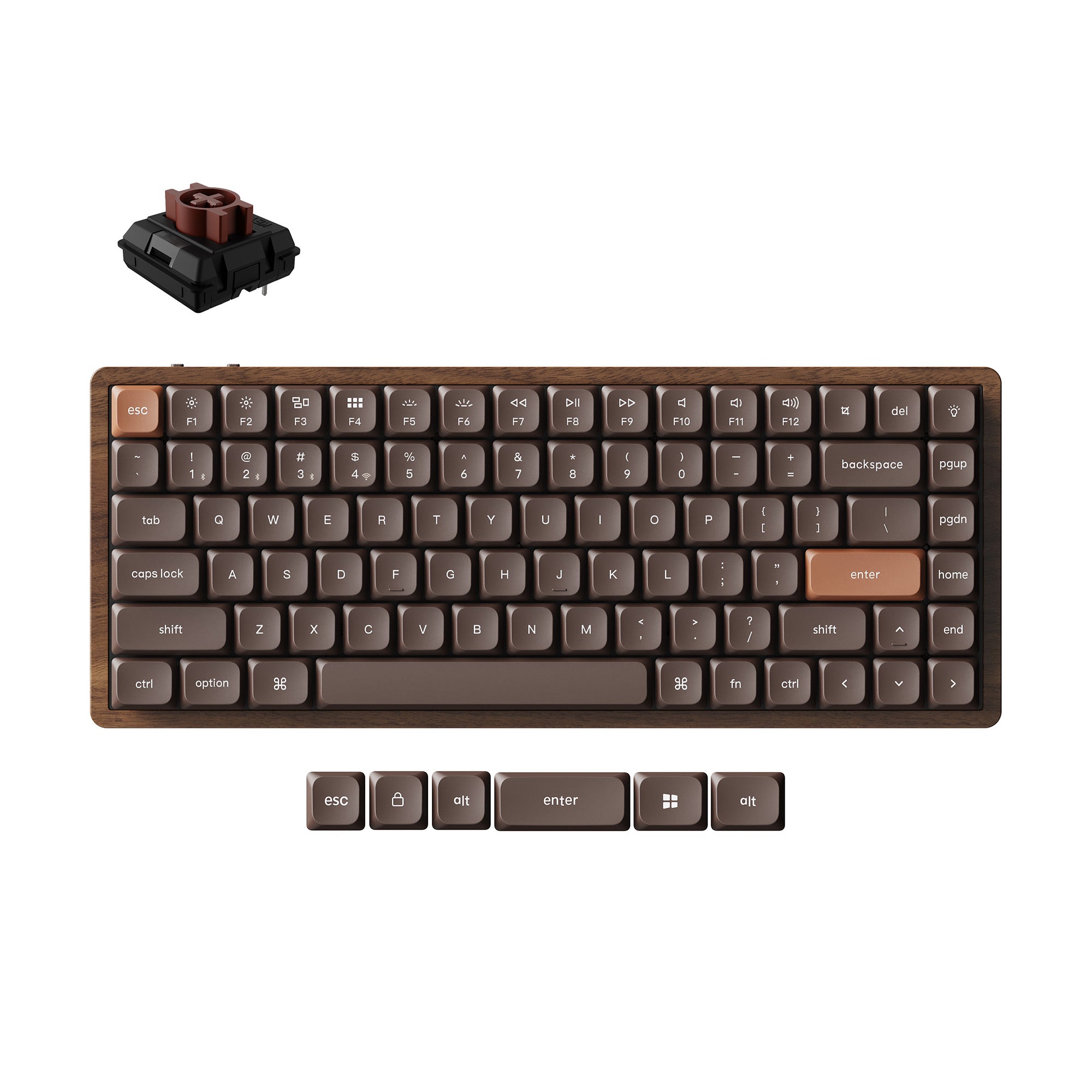 Keychron K3 Max QMK Wireless Custom Mechanical Keyboard - All-Wood Special Edition - Image 8