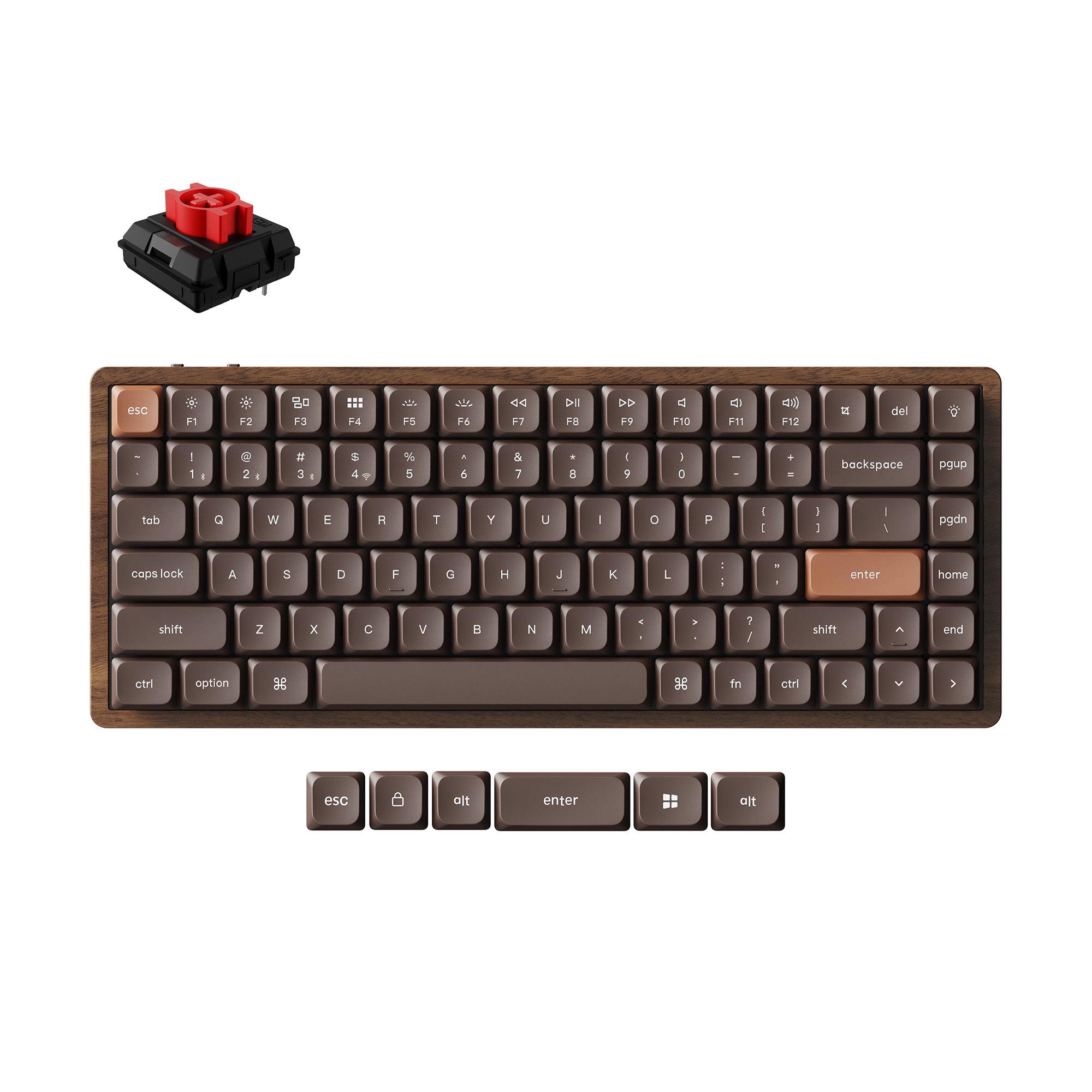 Keychron K3 Max QMK Wireless Custom Mechanical Keyboard - All-Wood Special Edition - Image 7