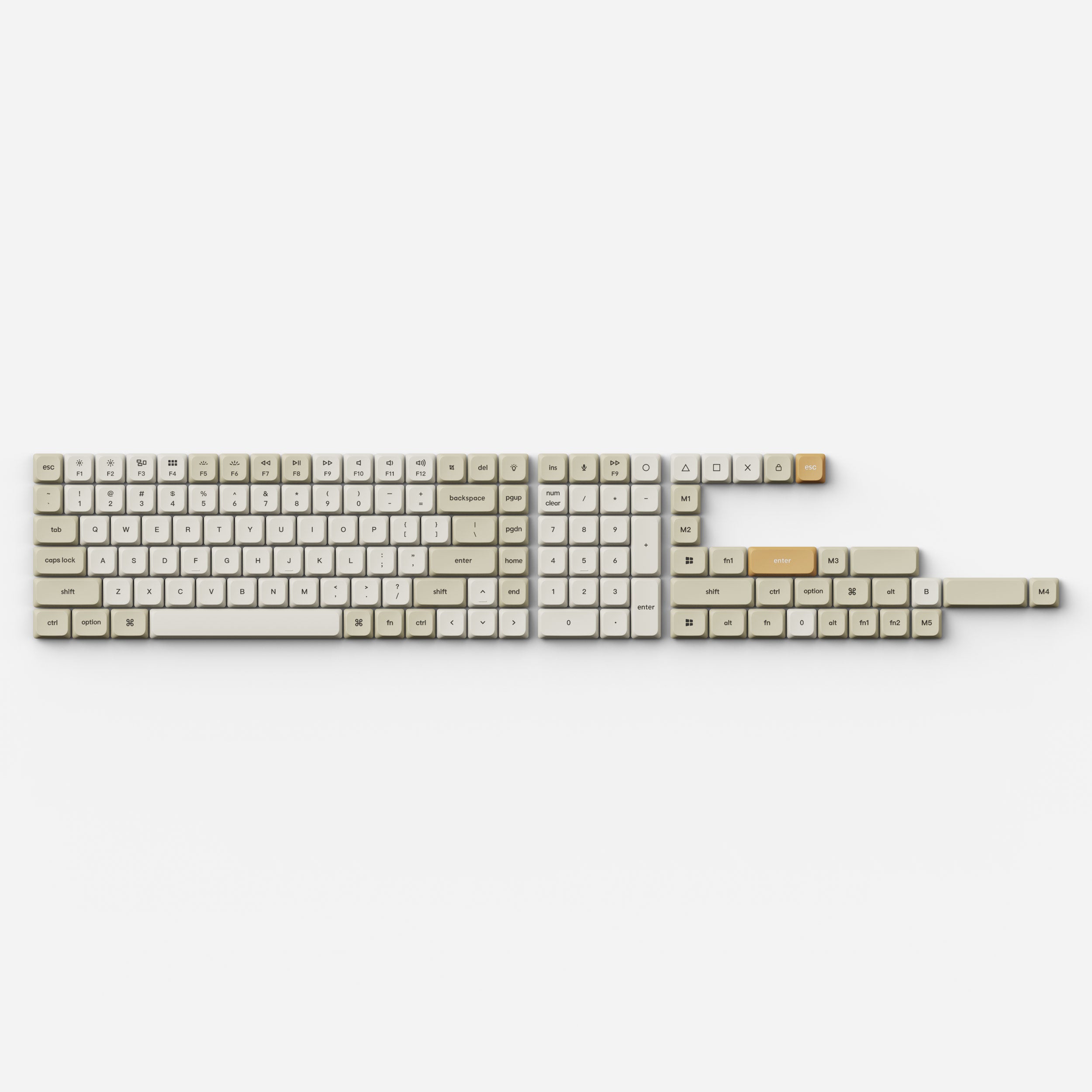 Low Profile Double Shot PBT LSA Keycap Set Version 2 - Image 4