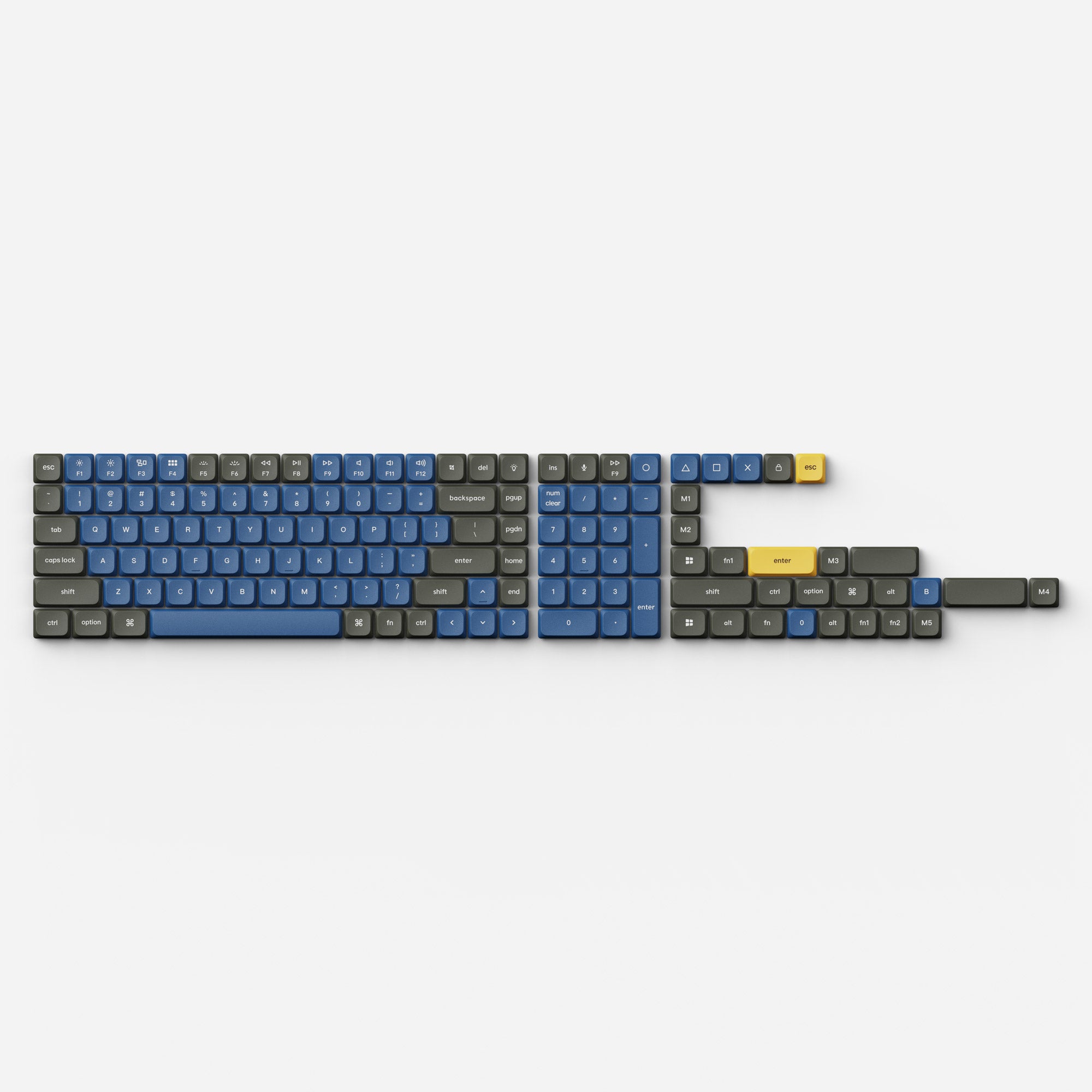 Low Profile Double Shot PBT LSA Keycap Set Version 2 - Image 2