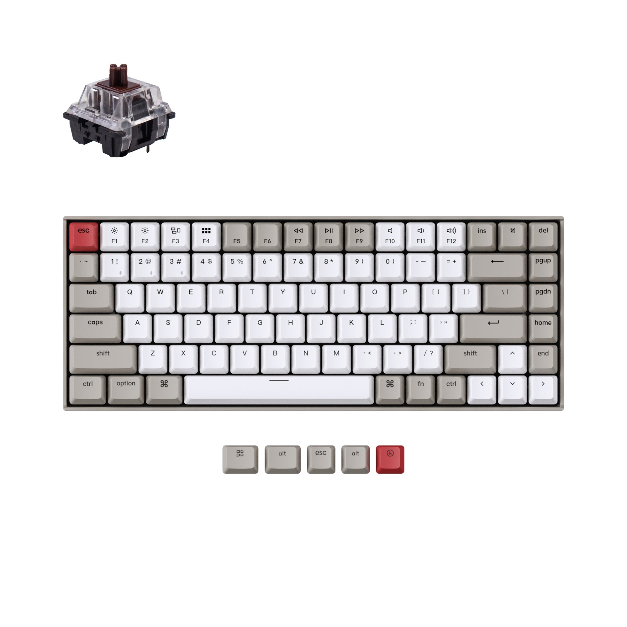 Keychron K2 Non-Backlight Wireless Mechanical Keyboard - Image 3
